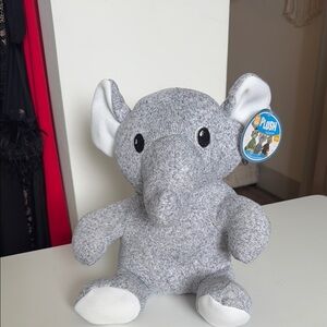 Gray Elephant Plush Toy